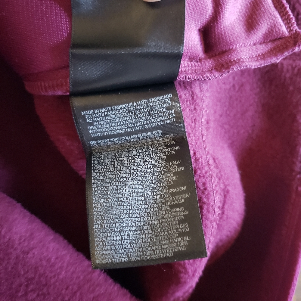 The North Face Women's Front Range Fleece Zip Berry Red Jacket Size Medium $130 - Picture 15 of 16